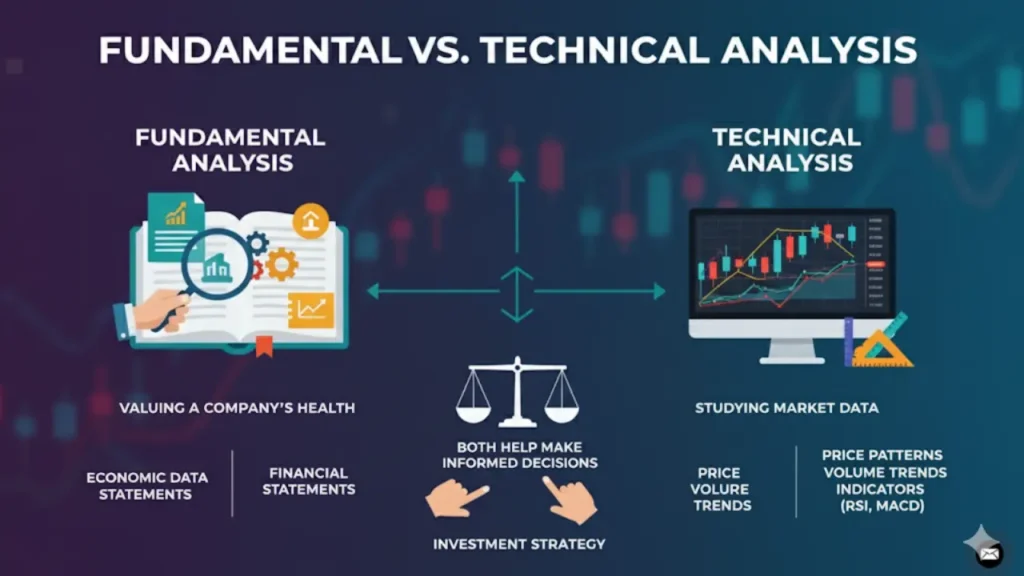 Fundamental vs Technical Analysis सीखना