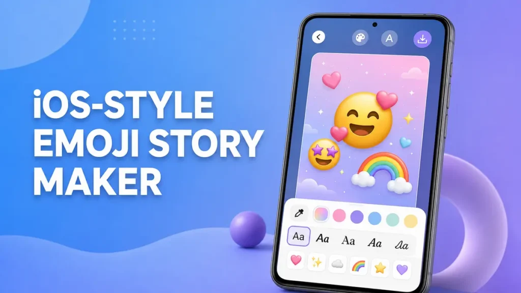 iOS Emoji Story Maker for Android